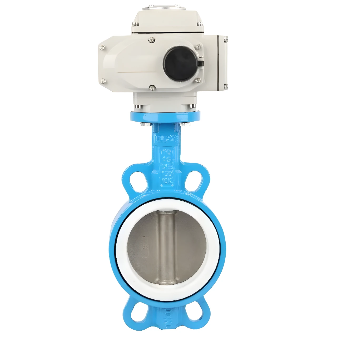 Aluminum electric actuator control butterfly valve for water treatment