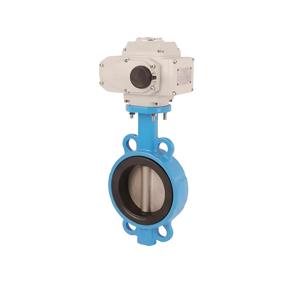 Soft Rubber Sealed Cast Iron Electric Butterfly Valve Electric Actuator Butterfly Valve