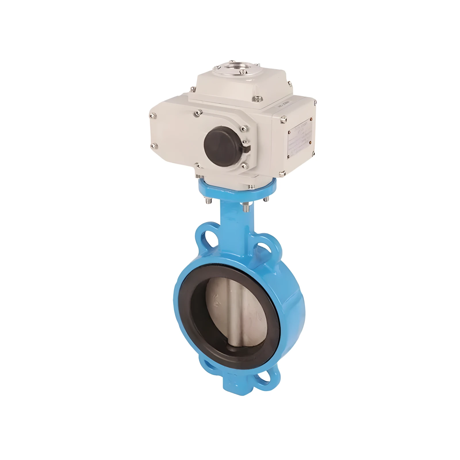 Soft Rubber Sealed Cast Iron Electric Butterfly Valve Electric Actuator Butterfly Valve