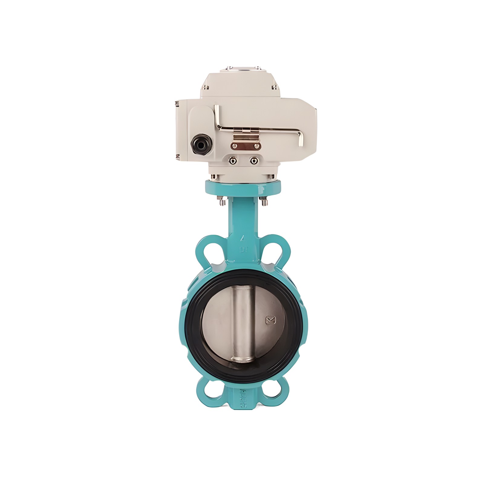 24V DC Electric Actuator Butterfly Valve Aluminum Alloy Anti-Condensation Clamp Wafer Butterfly Valve for Water Treatment