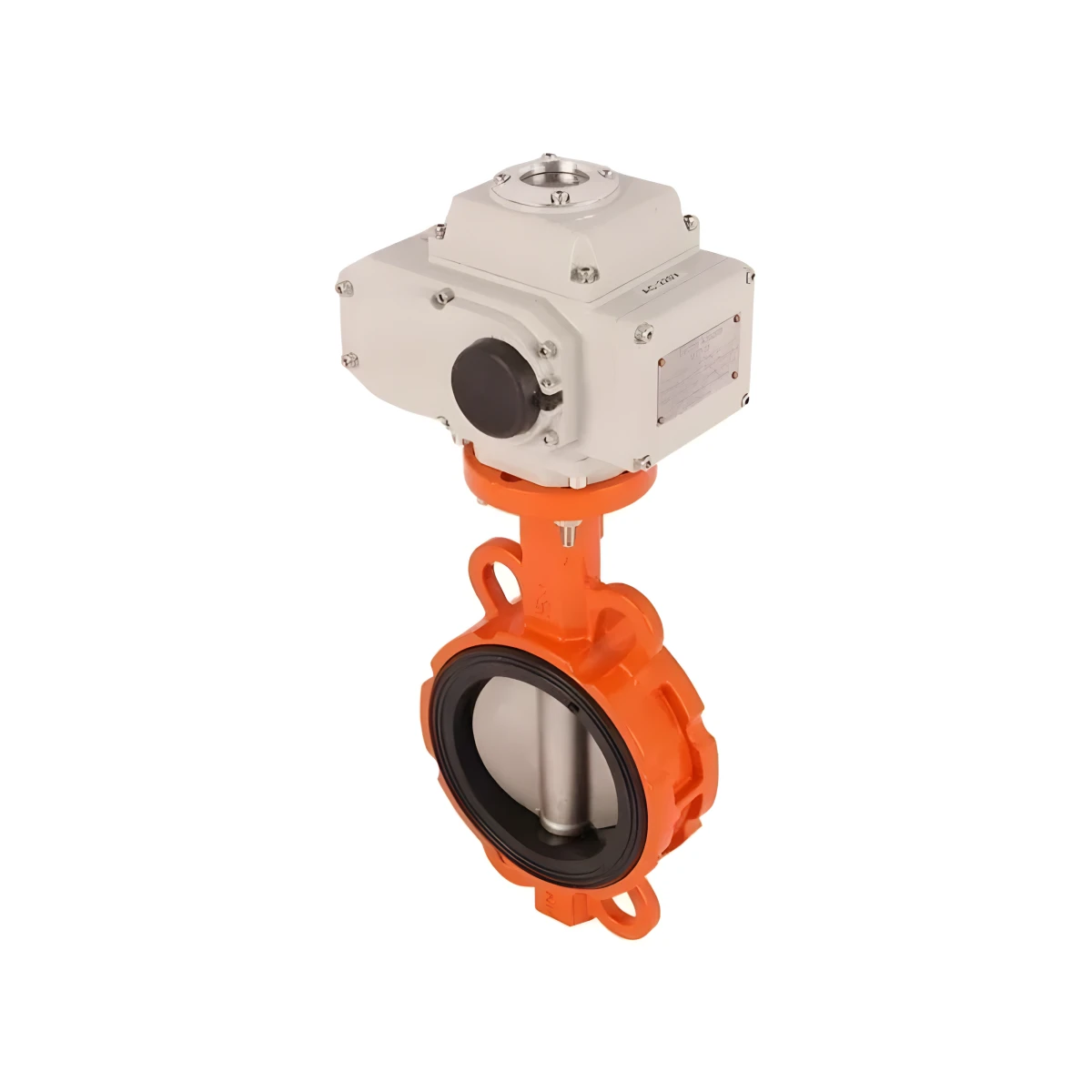 Aluminum electric actuator control butterfly valve for water treatment