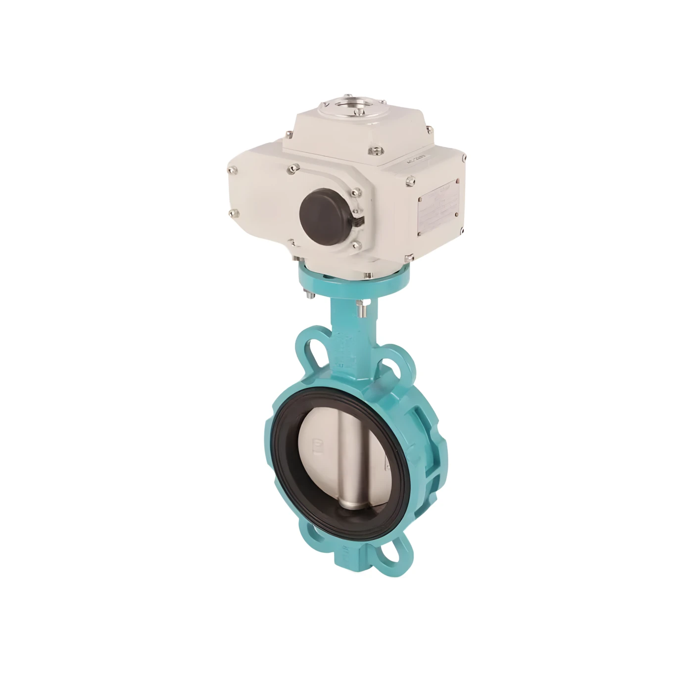 24V DC Electric Actuator Butterfly Valve Aluminum Alloy Anti-Condensation Clamp Wafer Butterfly Valve for Water Treatment