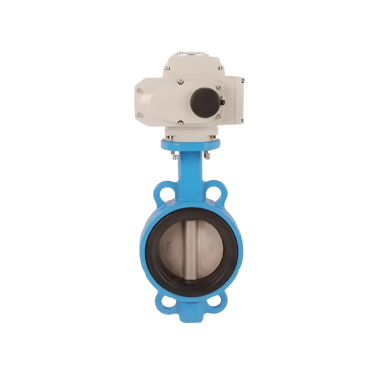 Soft Rubber Sealed Cast Iron Electric Butterfly Valve Electric Actuator Butterfly Valve