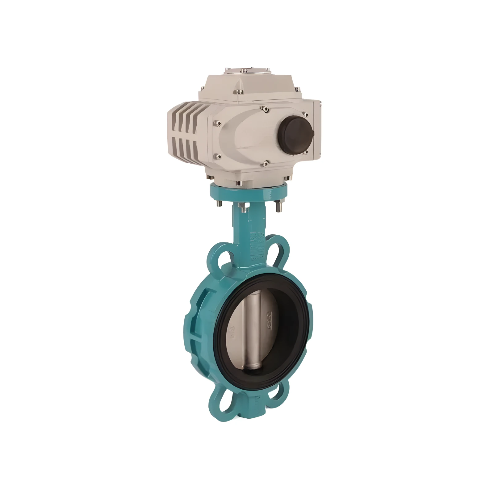 24V DC Electric Actuator Butterfly Valve Aluminum Alloy Anti-Condensation Clamp Wafer Butterfly Valve for Water Treatment