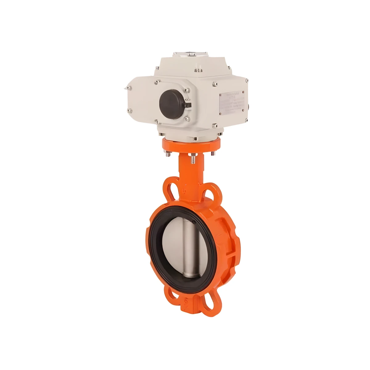 Aluminum electric actuator control butterfly valve for water treatment