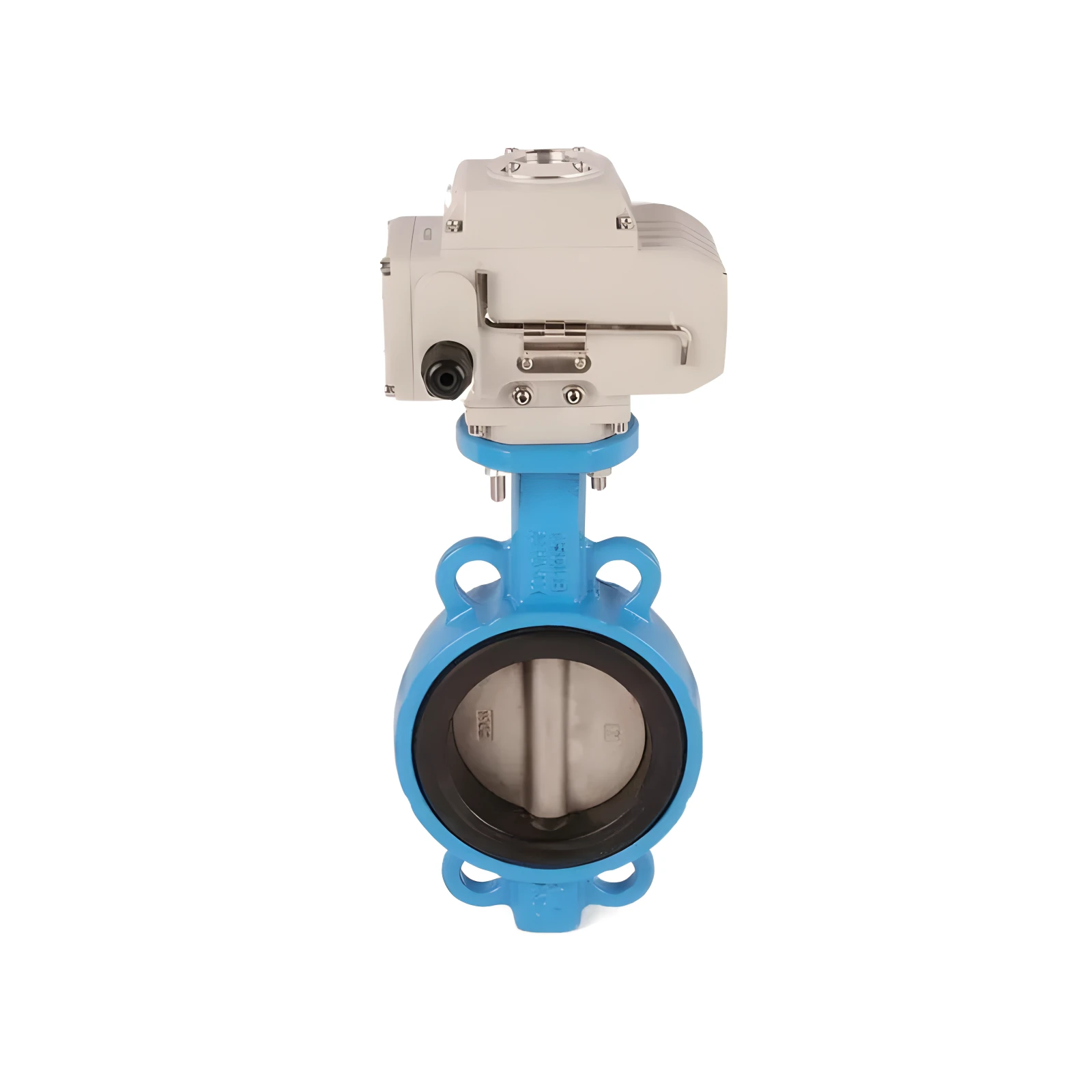 Soft Rubber Sealed Cast Iron Electric Butterfly Valve Electric Actuator Butterfly Valve