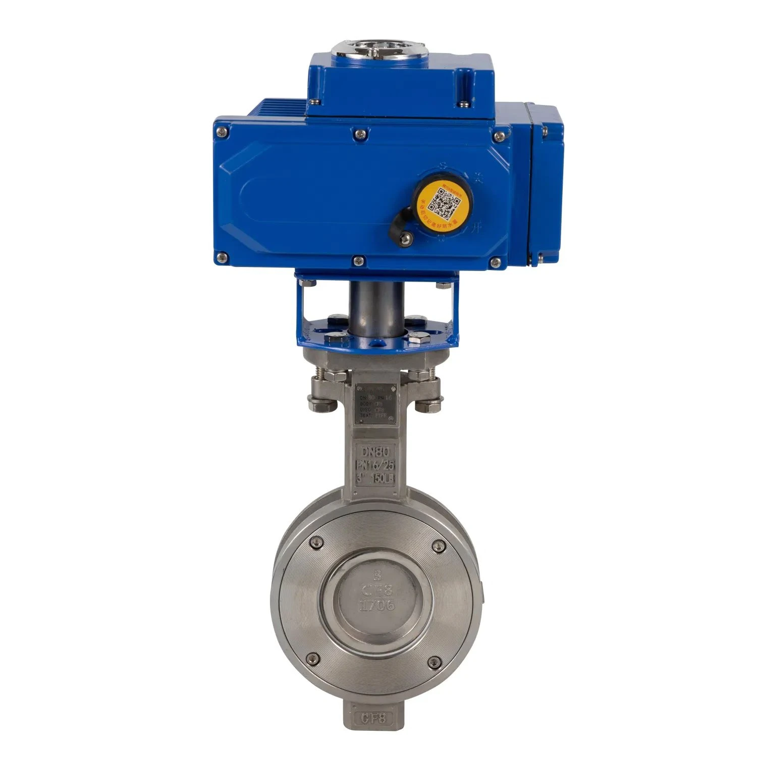 CF8m Wcb High Performance Double Offset Butterfly Valve for Marine Application Million Life