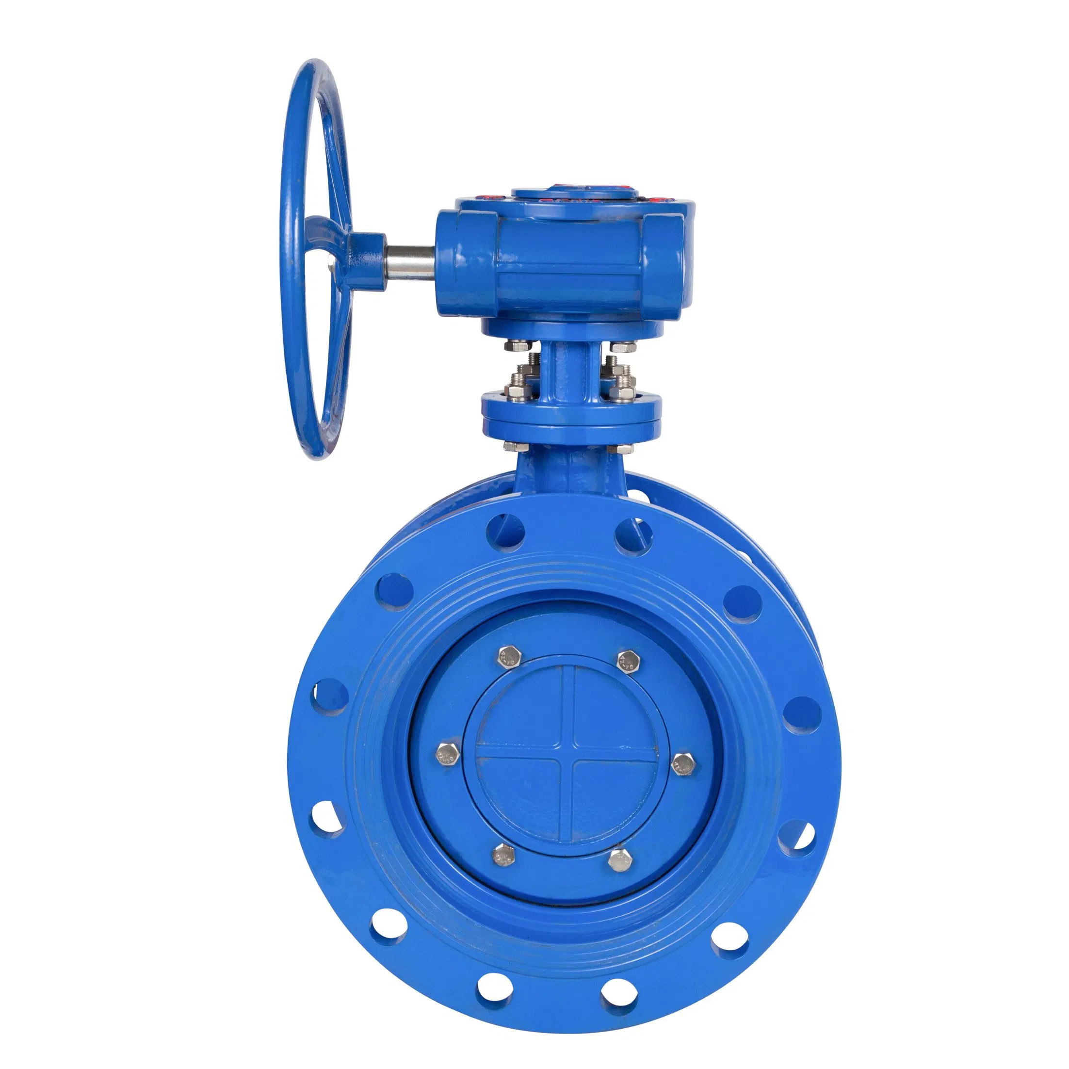 Stainless Steel Fiber Handle Triple Clamp Welded Threaded Butterfly Valve