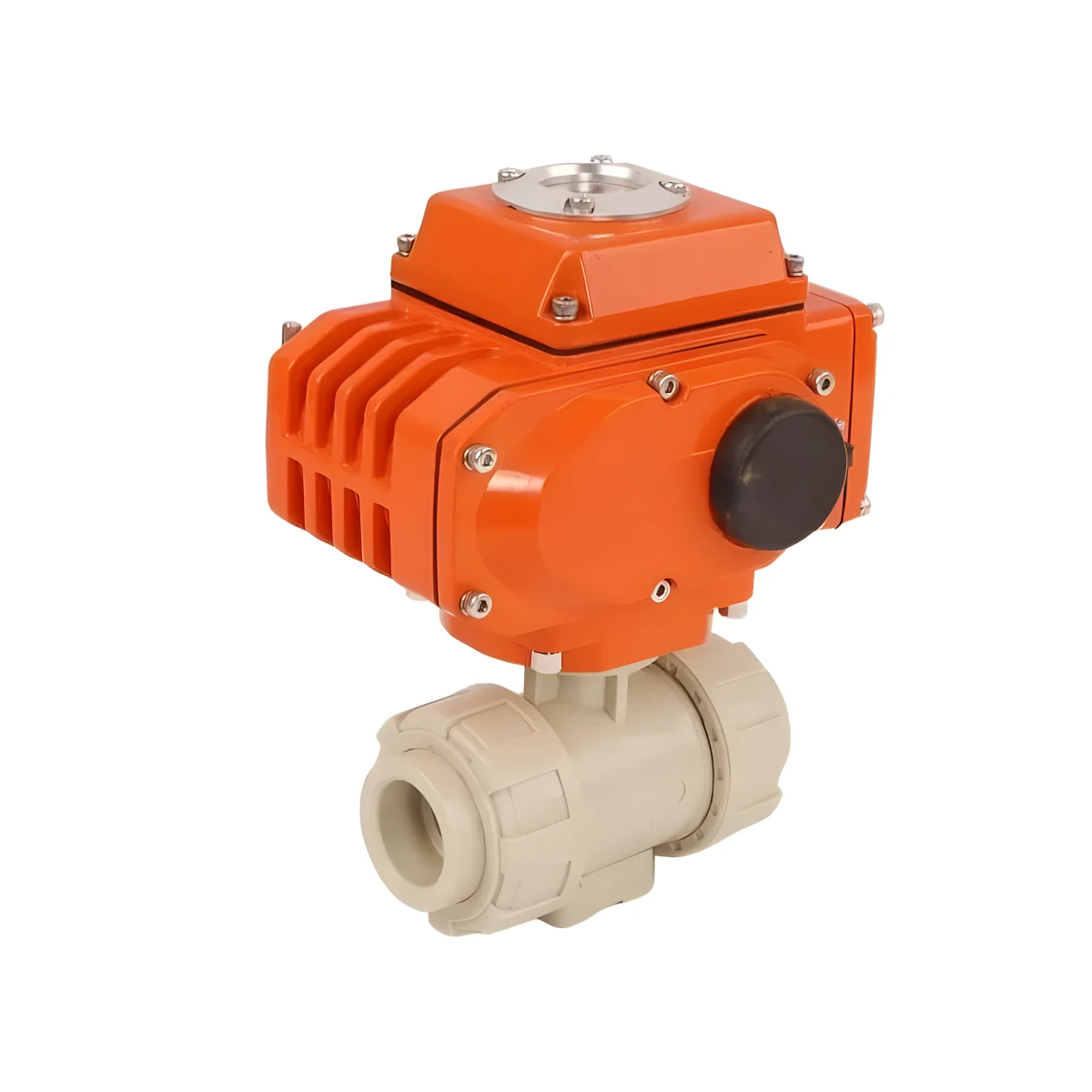 Electric Ball Valve UPVC CPVC PVDF Pph Bidirectional Valve True Link Socket Electric Ball Valve