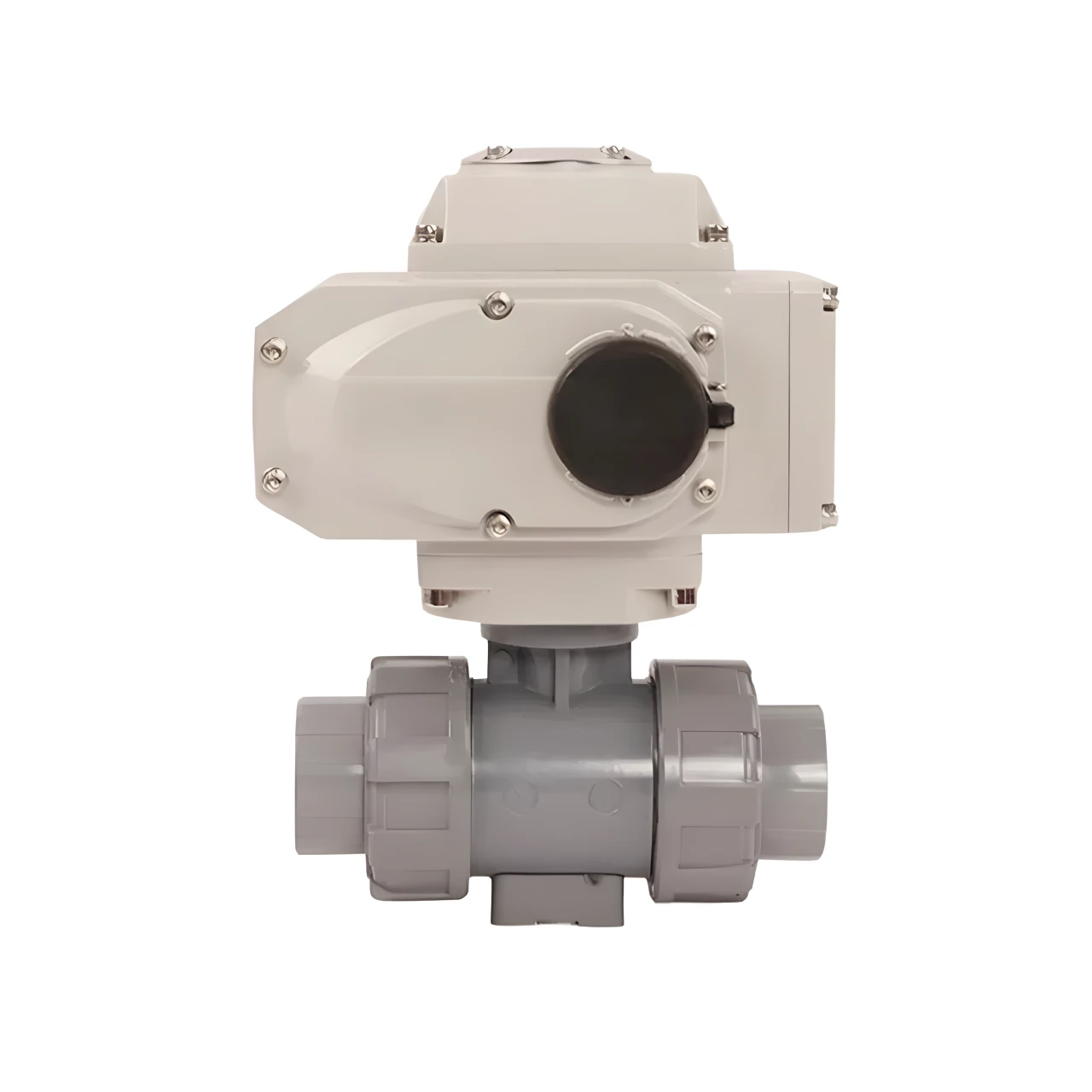 AC110V AC220V 2 Ways CPVC Plastic Motor Electric Control Actuator Operated Motorized Water Ball Valve for Water Treatment