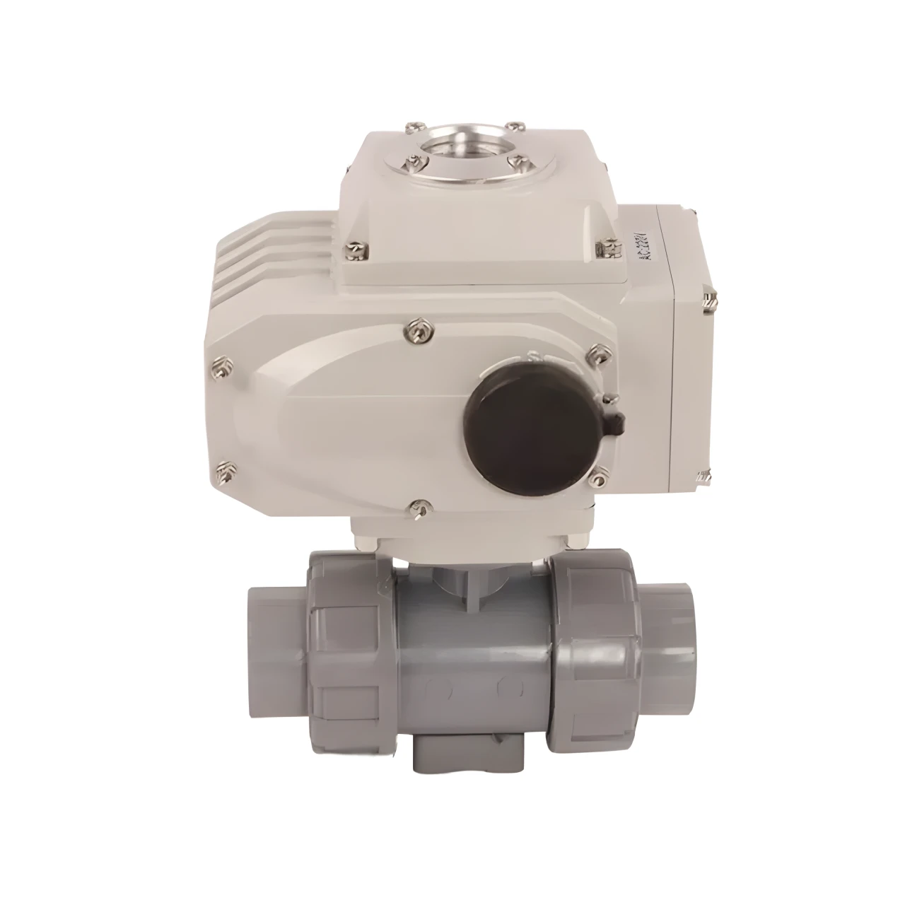 AC110V AC220V 2 Ways CPVC Plastic Motor Electric Control Actuator Operated Motorized Water Ball Valve for Water Treatment