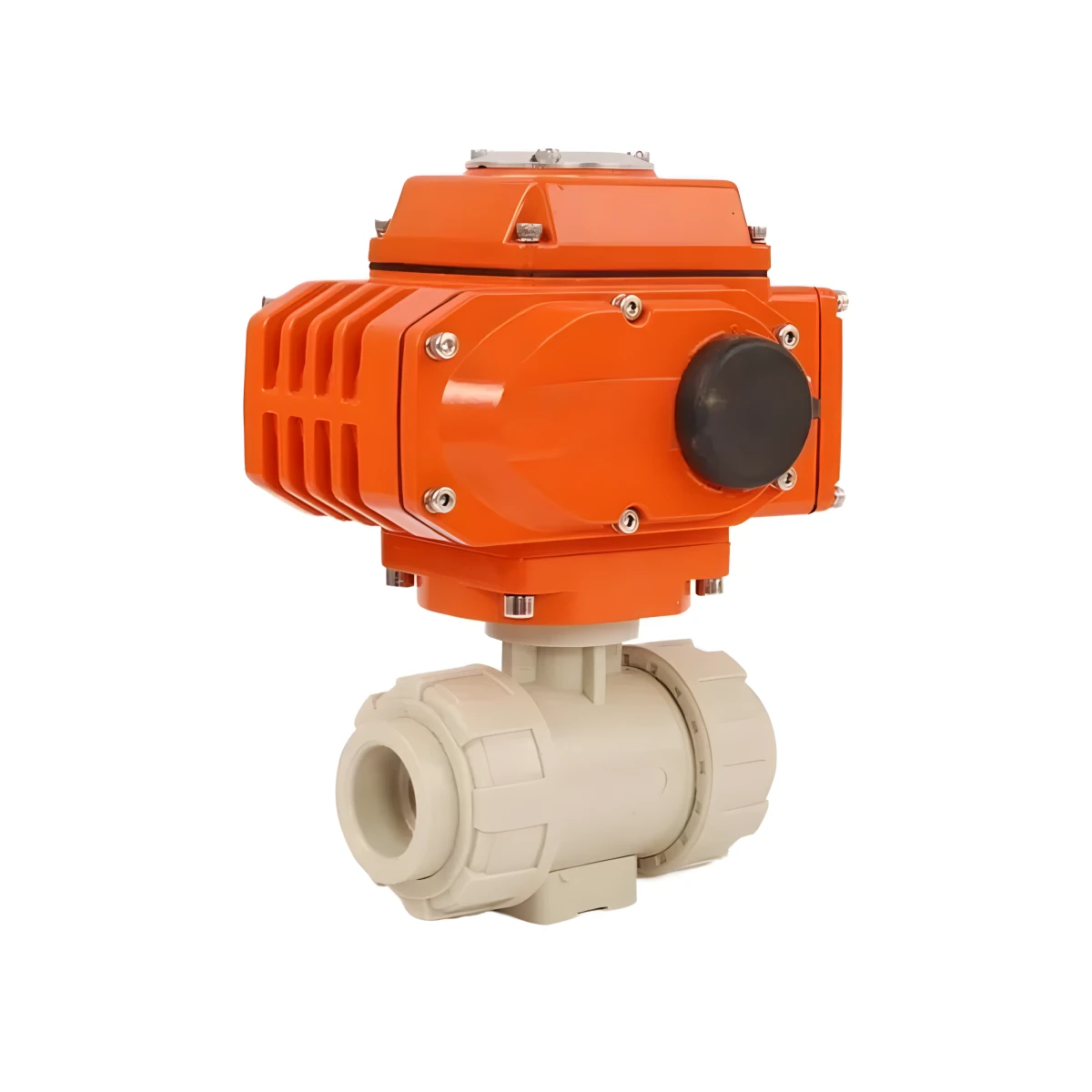 Electric Ball Valve UPVC CPVC PVDF Pph Bidirectional Valve True Link Socket Electric Ball Valve