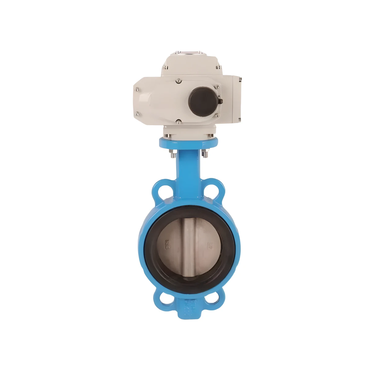 Clamp-on adjustment 24V DC 220V AC Cast iron body Electric actuator Butterfly valve Electric control water butterfly valve