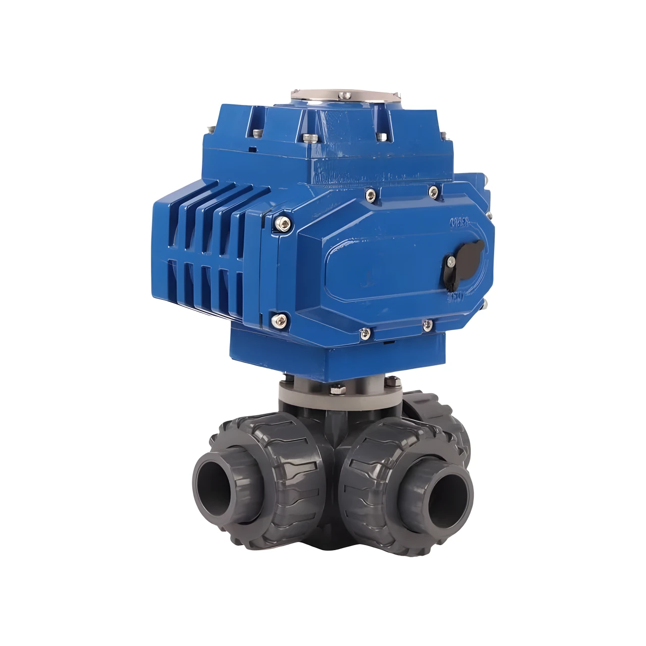 Explosion Proof Electric Actuator 3 Way Plastic Motorized PVC Ball Valve UPVC 2 Way 3 Way Failsafe to Close Actuator Valve