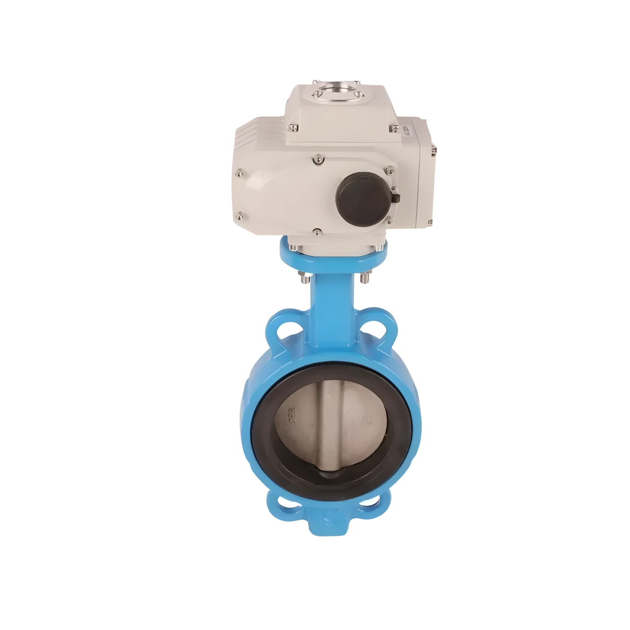 Clamp-on adjustment 24V DC 220V AC Cast iron body Electric actuator Butterfly valve Electric control water butterfly valve