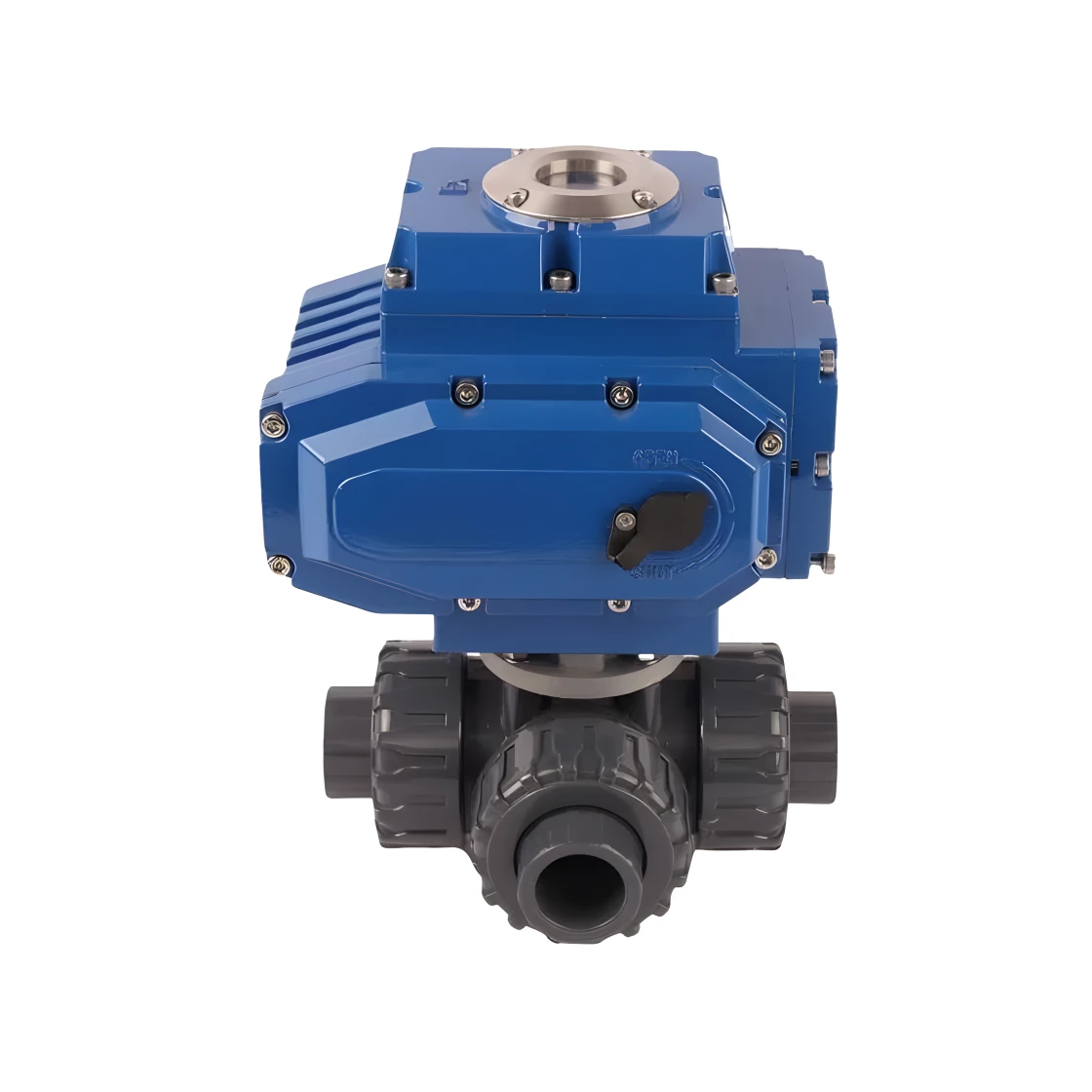 Explosion Proof Electric Actuator 3 Way Plastic Motorized PVC Ball Valve UPVC 2 Way 3 Way Failsafe to Close Actuator Valve