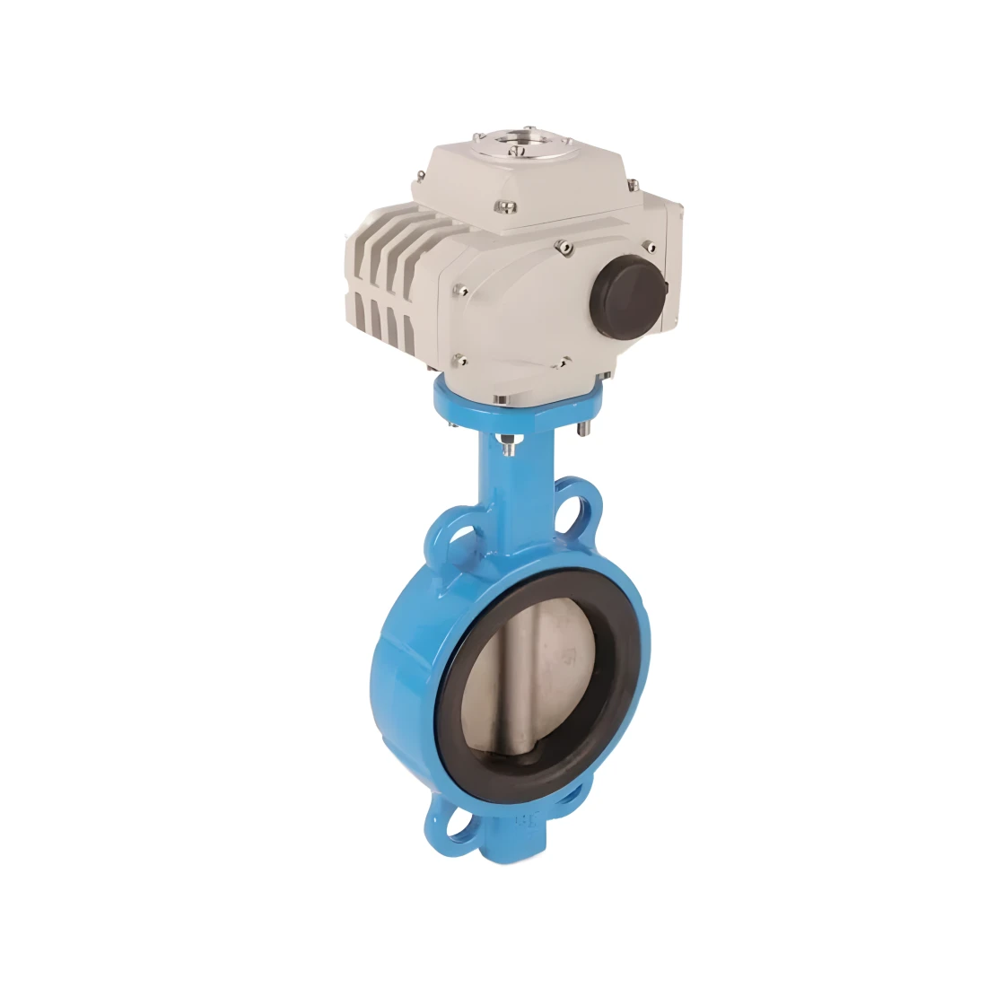 Clamp-on adjustment 24V DC 220V AC Cast iron body Electric actuator Butterfly valve Electric control water butterfly valve