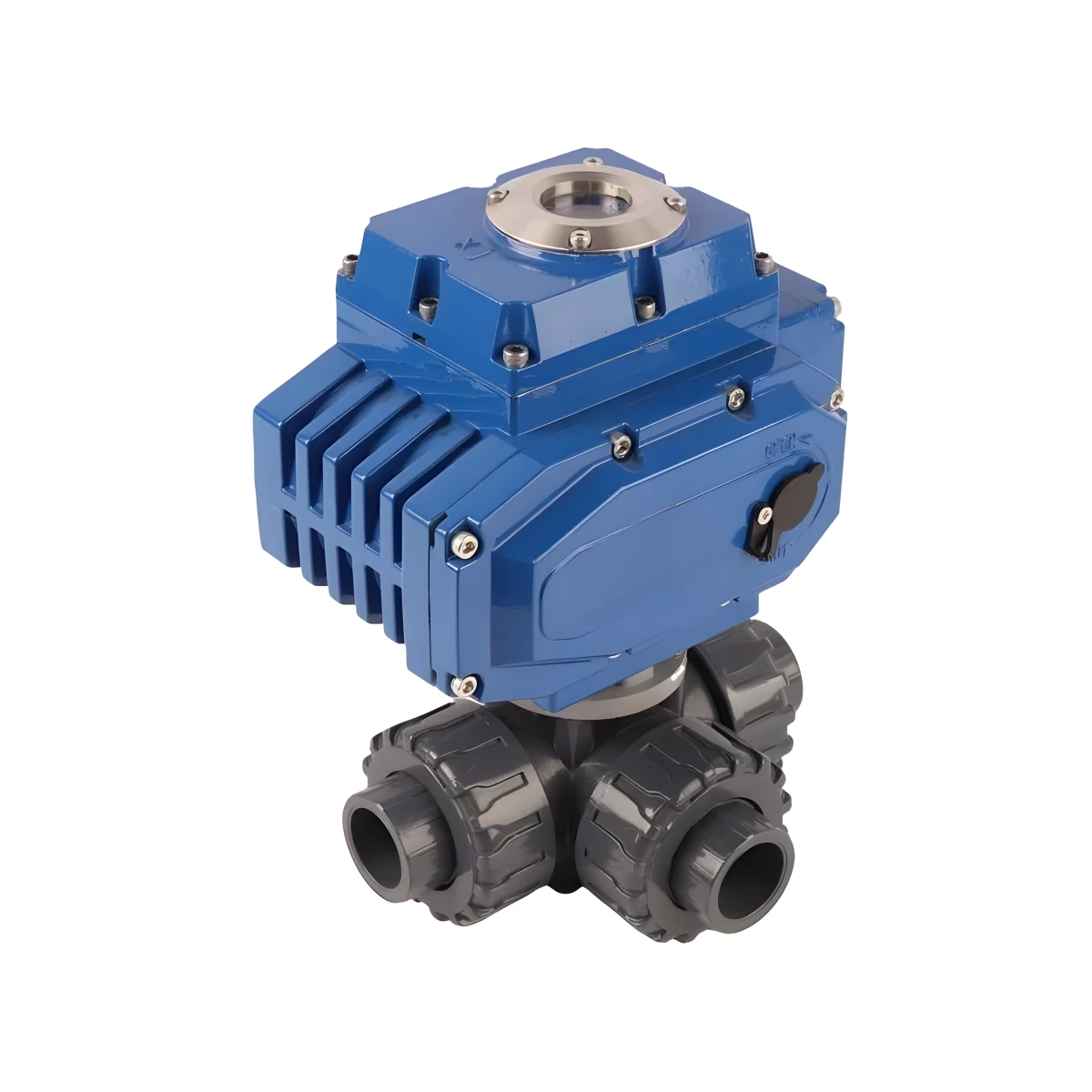 Explosion Proof Electric Actuator 3 Way Plastic Motorized PVC Ball Valve UPVC 2 Way 3 Way Failsafe to Close Actuator Valve