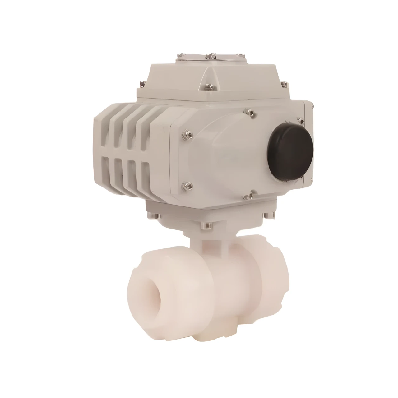 Electric PVDF Ball Valve with Electric Actuator China 2way DN50 Electric Motorized UPVC/CPVC/PVC Ball Valve Water Plastic Thread Valve