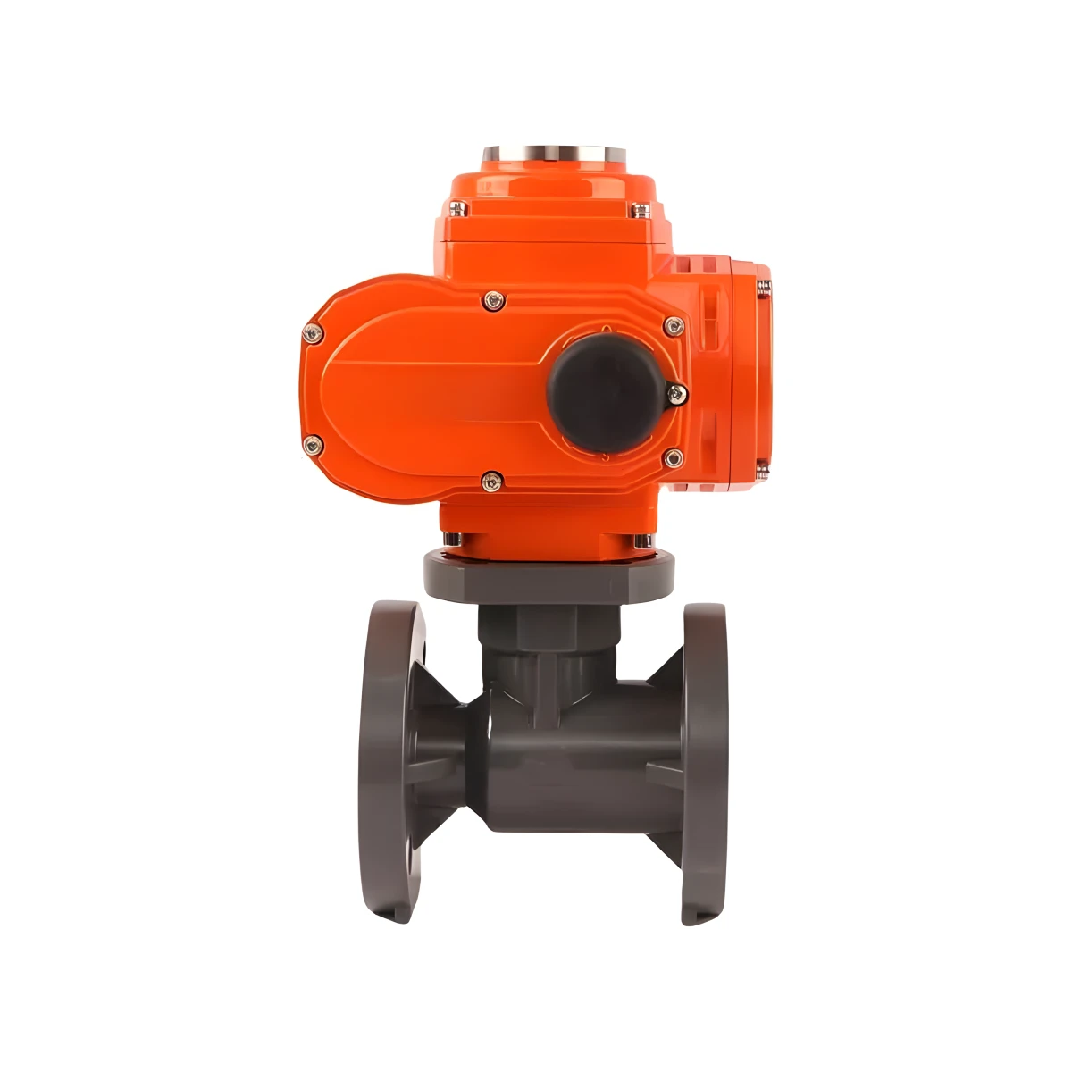 Explosion Proof Electric Actuator Ball Valve 2 Way Plastic Motorized PVC Flange Ball Valve 12V 24V 220V