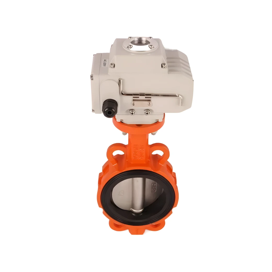 Water Shutoff EPDM Electric Butterfly Valve Electrical Smart Motorized Control Water Wafer Clamp Butterfly Valve