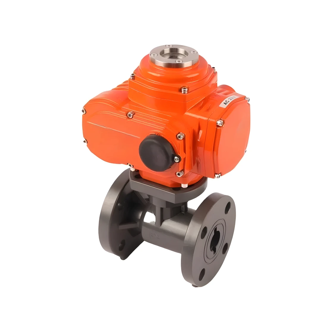 Explosion Proof Electric Actuator Ball Valve 2 Way Plastic Motorized PVC Flange Ball Valve 12V 24V 220V