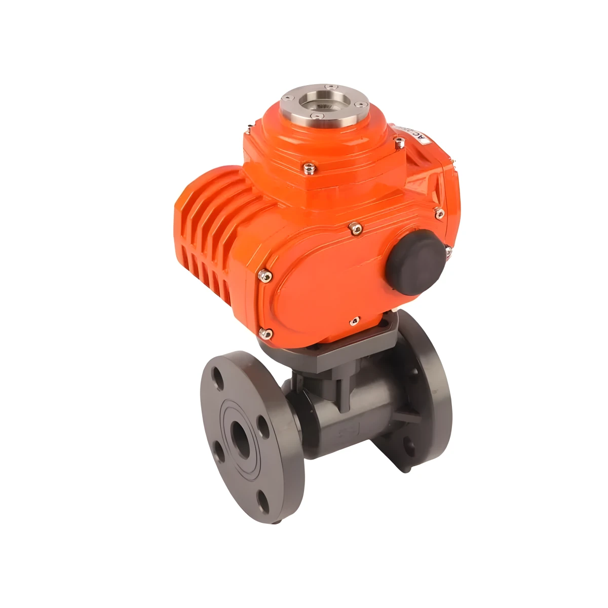 Explosion Proof Electric Actuator Ball Valve 2 Way Plastic Motorized PVC Flange Ball Valve 12V 24V 220V