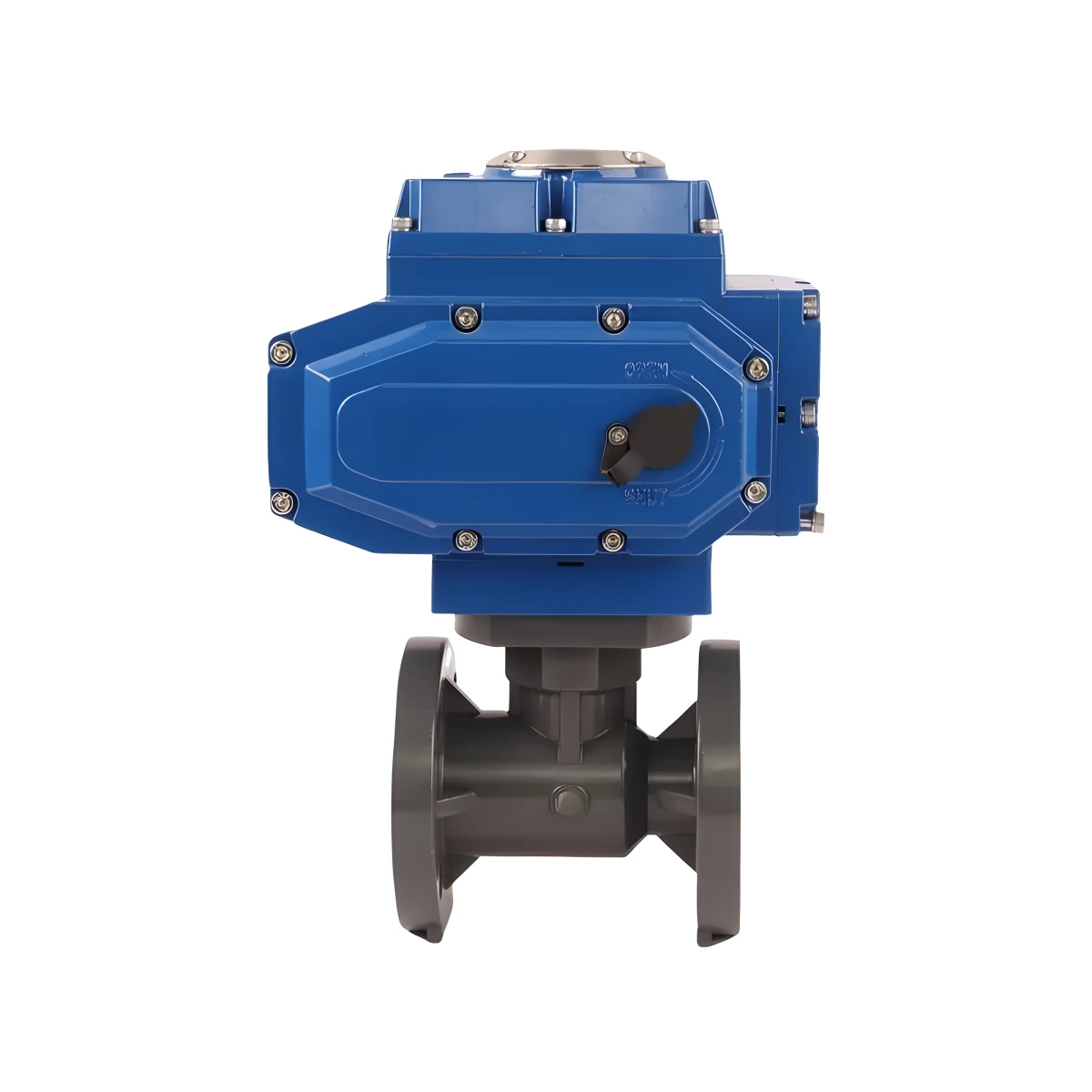 Explosion-proof Automatic Ball Valves Electric Actuator Ball Valves PVC Flange 2-Way Motorized Ball Valves