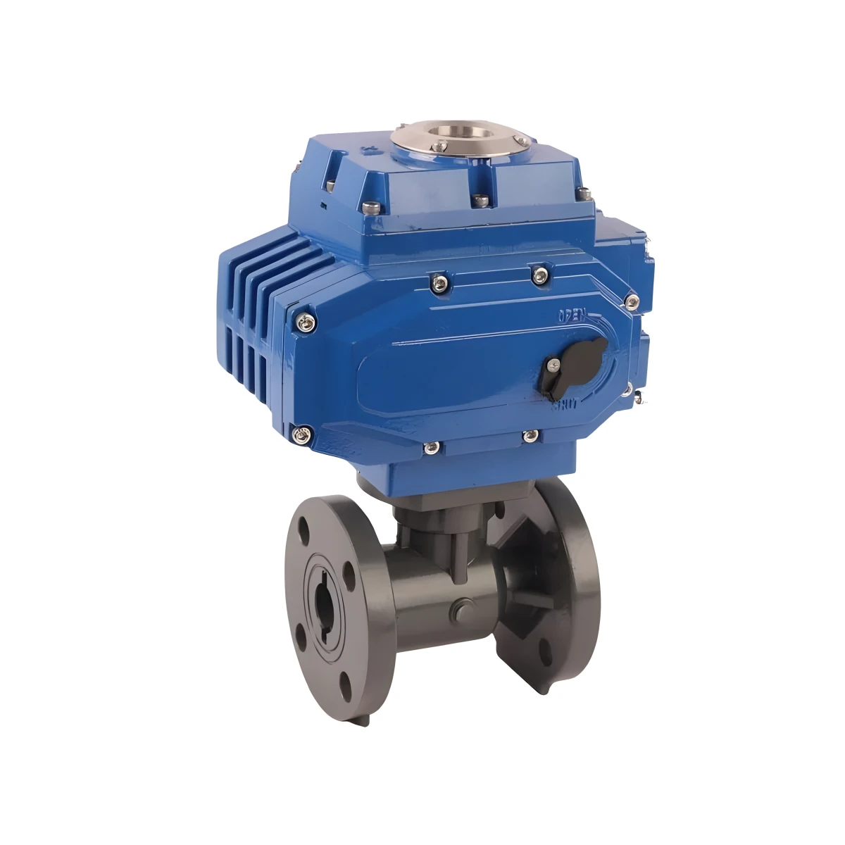 Explosion-proof Automatic Ball Valves Electric Actuator Ball Valves PVC Flange 2-Way Motorized Ball Valves