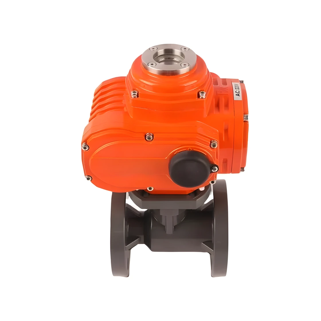 Explosion Proof Electric Actuator Ball Valve 2 Way Plastic Motorized PVC Flange Ball Valve 12V 24V 220V