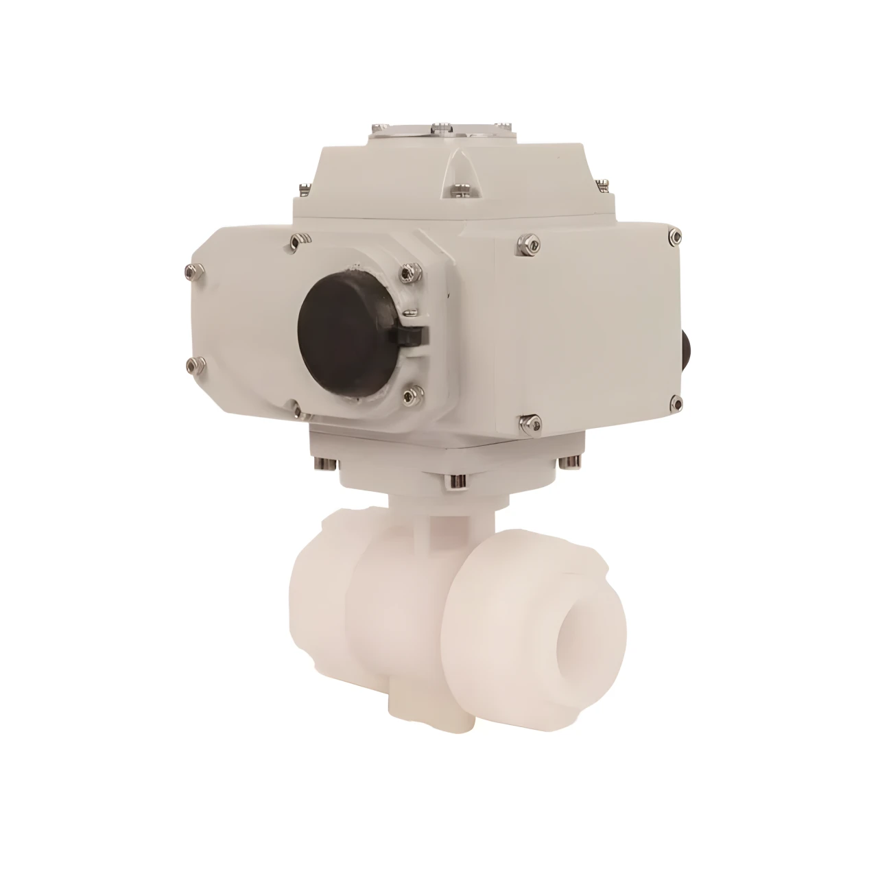 Electric PVDF Ball Valve with Electric Actuator China 2way DN50 Electric Motorized UPVC/CPVC/PVC Ball Valve Water Plastic Thread Valve