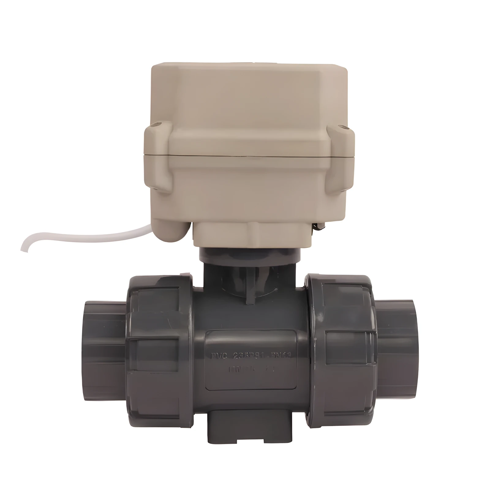 Low Price Two Way Mini Thread UPVC Motorized Ball Valve with 24V 220V Actuator for Water Pipe